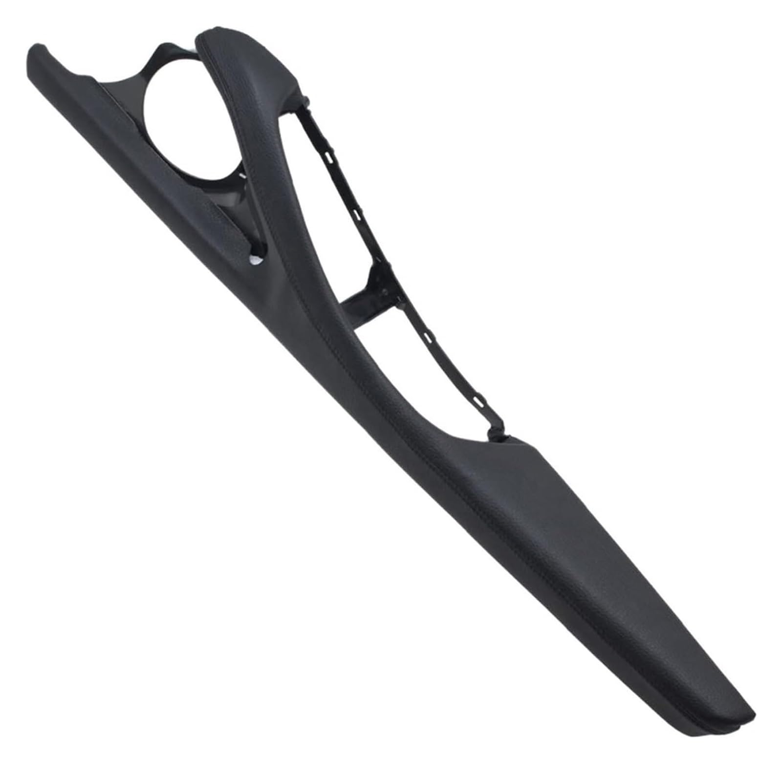 FANGZIQQ for 5 Series F10 F11 F18 520 523 525 528 530 535 LHD RHD Interior Door Armrest Leather Outer Frame Support Car Inner Door Handle(Svart,RHD)