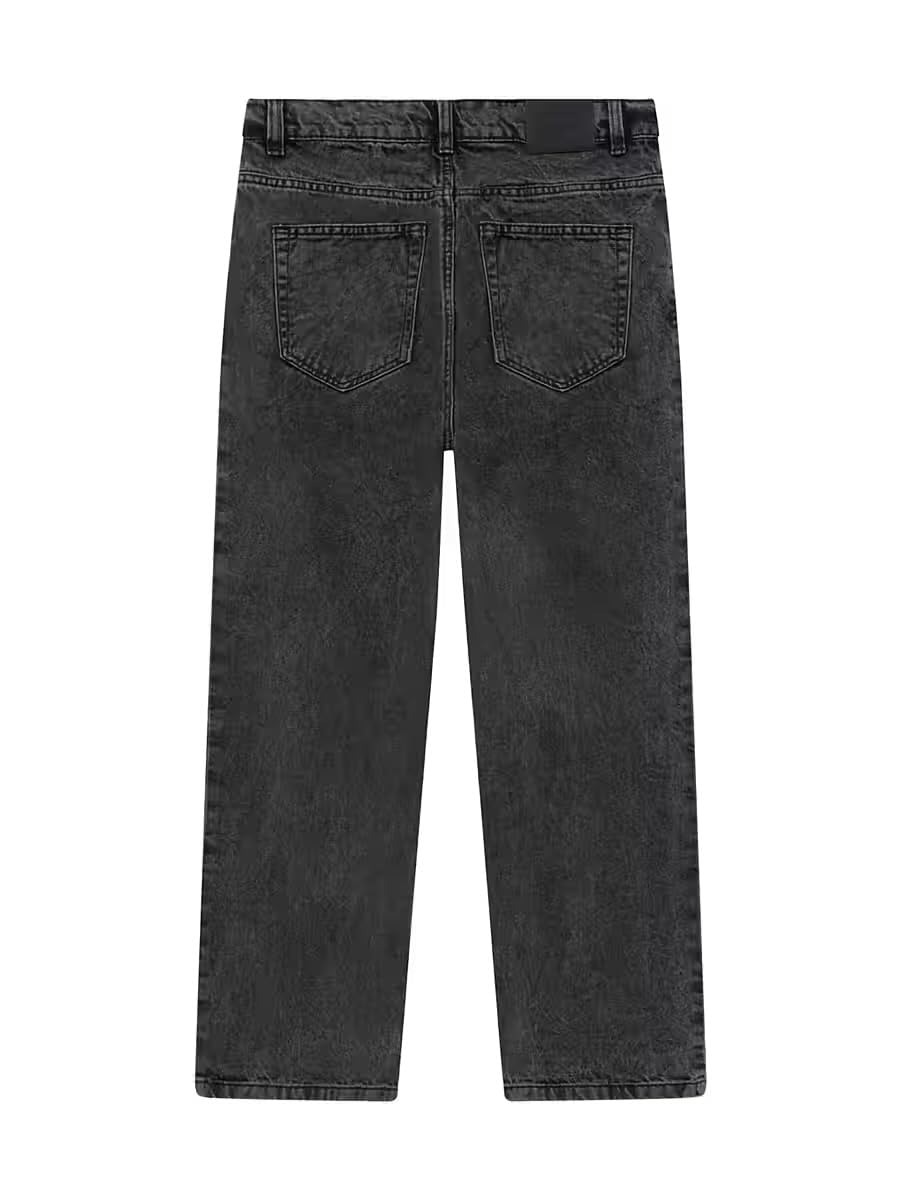 GRUNT 5-Pocket-Jeans GRHamon (1-TLG) Stylische Teenager-Jeans der Marke Dark-Grey-Waschung