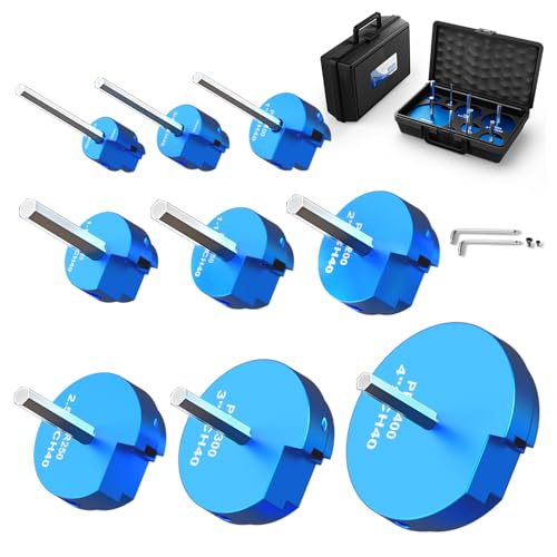 9PCS PVC Pipe Reamer Kit,Conduit Reamer Tool (1/2