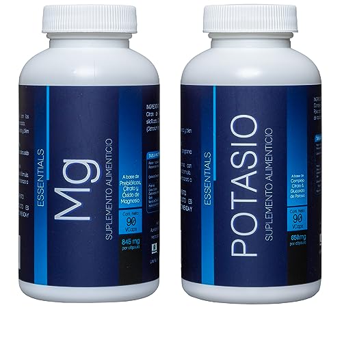 vitaminas con magnesio y potasio Marca NLS ESSENTIALS