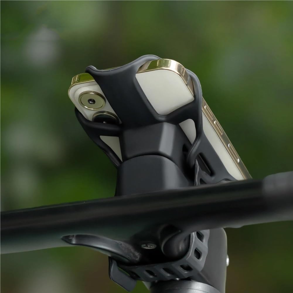 Supporto Telefono Bici Universale in Silicone Ammortizzante Per Smartphone 4–7 Pollici Accessori Ciclismo