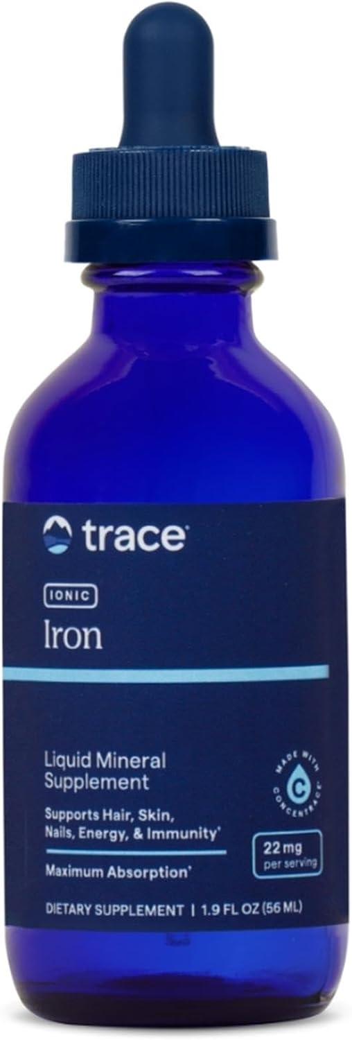 Trace Minerals Ionic Iron 22 mg – Dietary Supplement to Support Immune System Health & Energy – Liquid Ionic Trace Mineral Supplement with Ferrous Sulfate – 1.9 fl oz (About 46 Servings) Trace Minerals Ionic Iron 22 mg – Dietary Supplement to Support Immune System Health & Energy – Liquid Ionic Trace Mineral Supplement with Ferrous Sulfate – 1.9 fl oz (About 46 Servings)