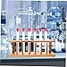 ULTECHNOVO 6hole Test Tube Rack Organizer for Laboratory Use Secure Tube Holder for Scientific Research and Industrial Applications