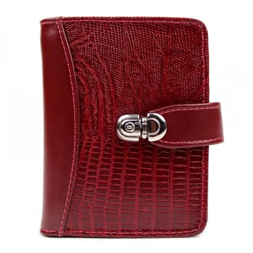 Carteira Feminina para RG em Couro (Vermelho)