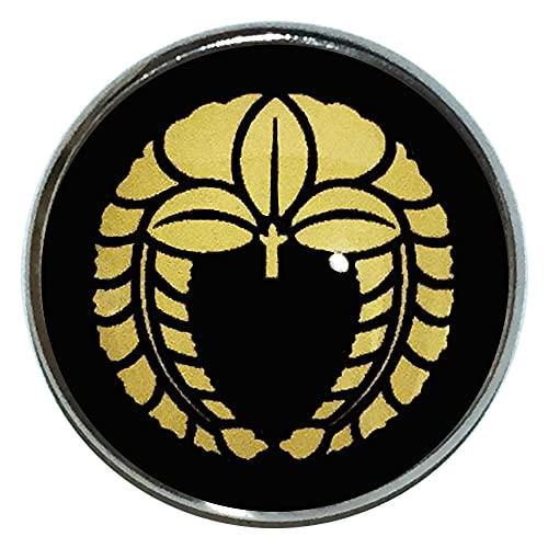 家紋ピンバッジ 20mm 下がり藤 石田光成