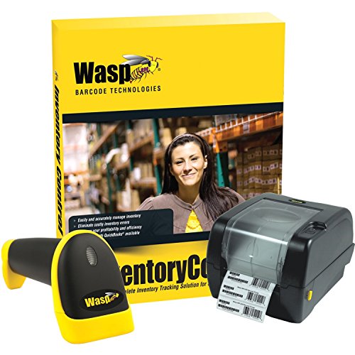 Wasp Inventory Control Standard Software with WWS550i Handheld Barcode Scanner and WPL305 Barcode Printer