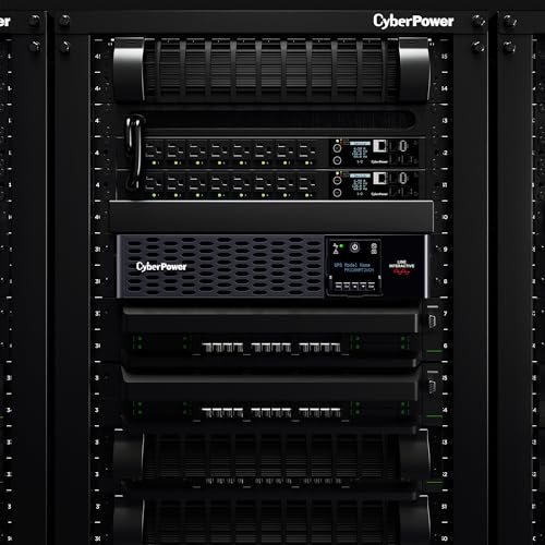 Image of CyberPower PR2200RT2UCN Smart App Sinewave UPS Battery Backup and Surge Protector, 2200VA /2200W, 8 Outlets, 2U Rack /Tower, AVR, Pre-Installed RMCARD205, Cloud Monitoring, UL Certified