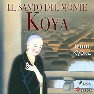Diseño de la portada del título El santo del monte Koya