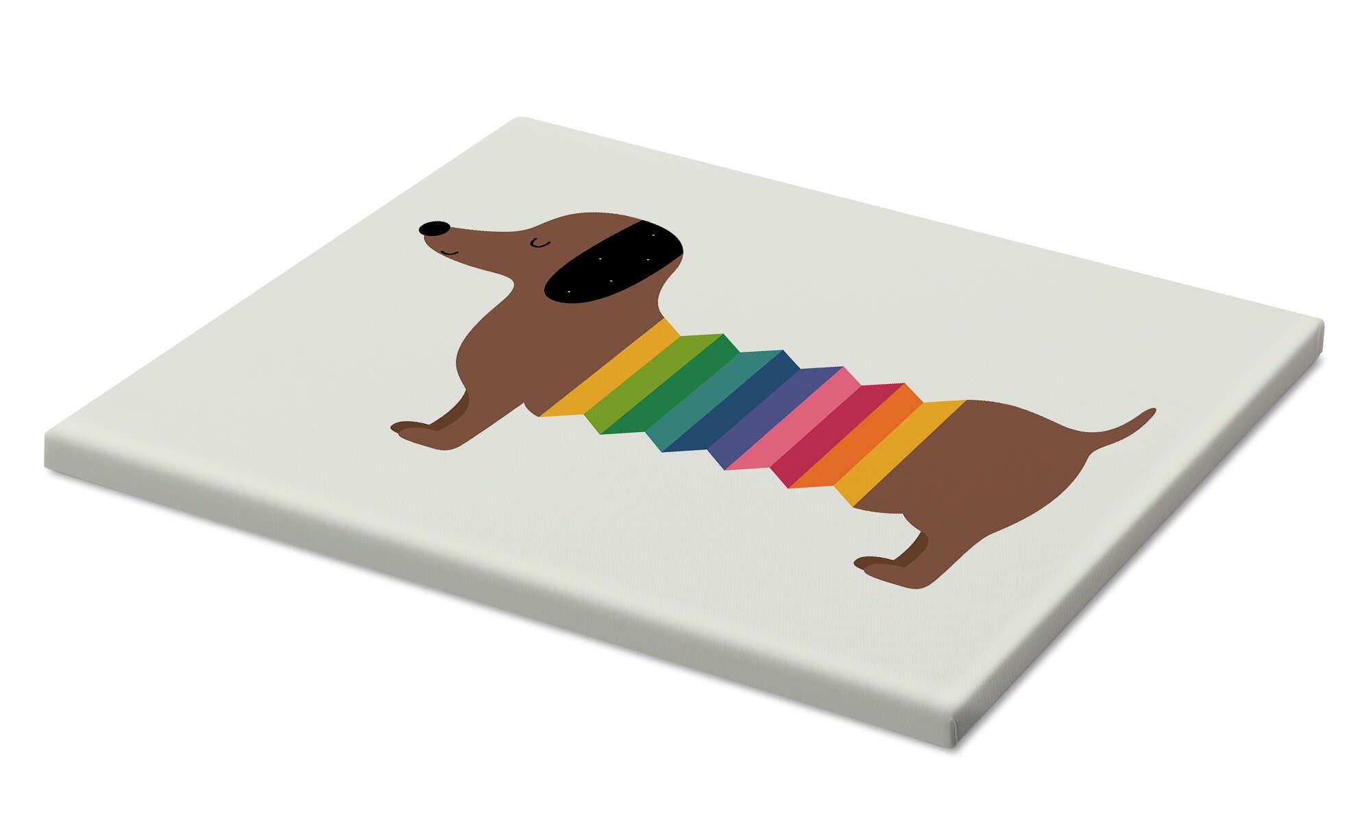 Rainbow Doooog Obraz na płótnie