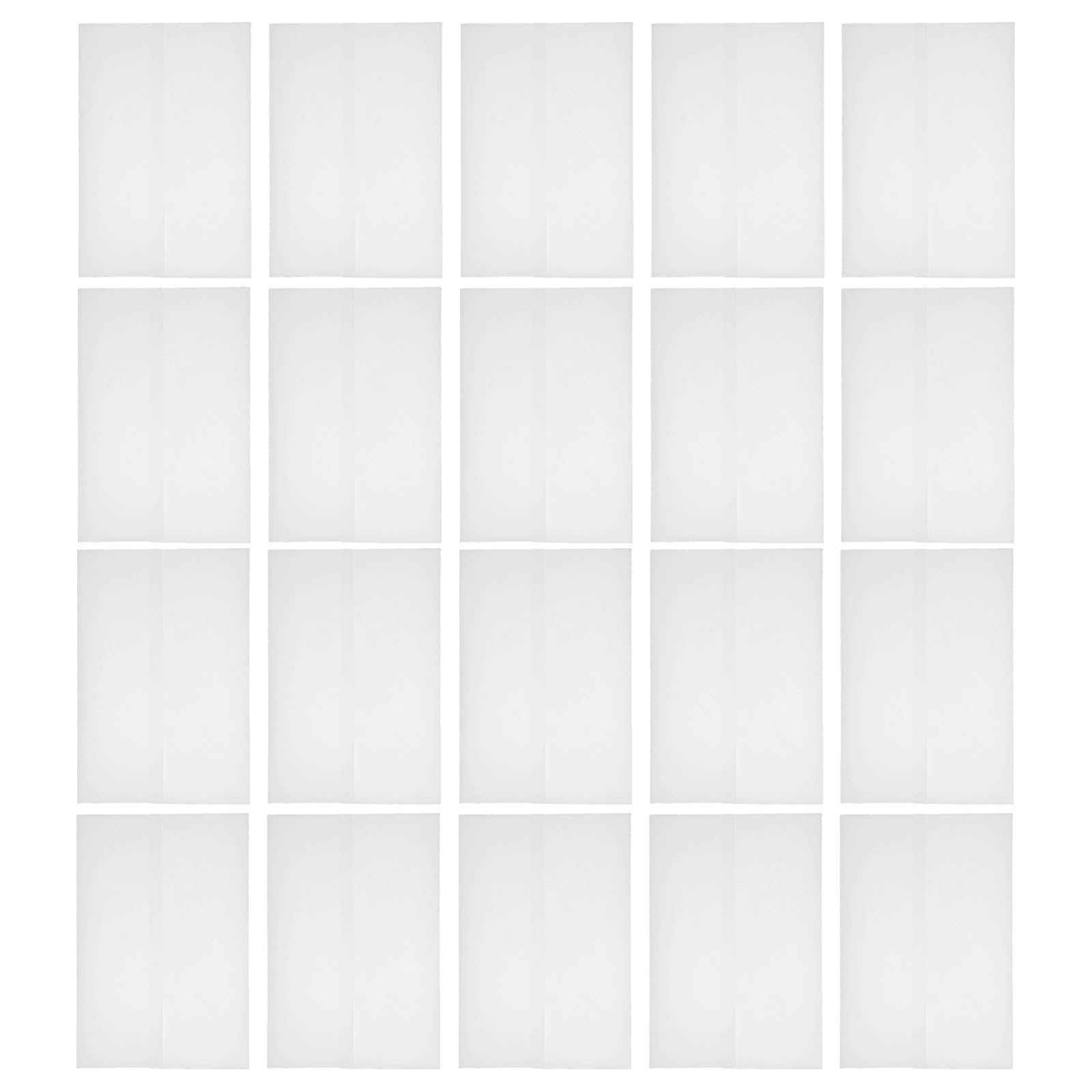 100 Unidades Sobres de Papel Preplegados Material Papel para Invitaciones y Tarjetas, Diseño Seguro y Protección Confiable Adecuado para Bodas y Fiestas
