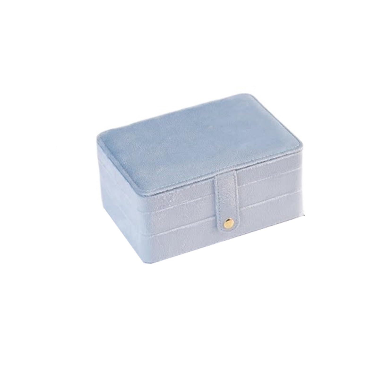 Kx9Lb8d Jewelry Chest Large-capacity Jewelry Storage Case Multi-layered Velvet Box For Rings, Earrings, And Studs