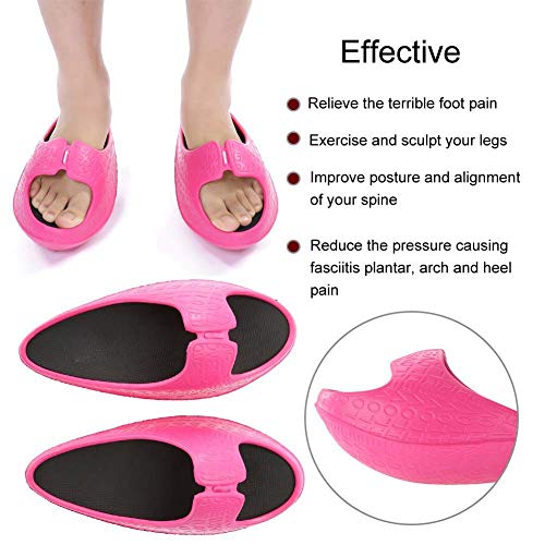 Wytino Women Slimming Slipper,Women's Sports Slippers Body Building Leg Slimming Shaking Shoes Lady's Fashion Fitness Slippers (S)2