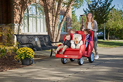Gaggle By Foundations 4 Seat Buggy For Babies With 5 Point Harness For Added Safety, Ideal For Daycare Centers And Commercial Use, 4 Passenger Buggy Stroller, Made In The Usa, Red #TOP1