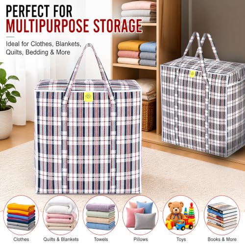 Image of Storite 2 Pack Medium 68L Multi-Purpose Heavy Duty Underbed Storage Bag