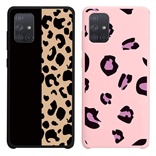 Yoedge Funda para Samsung Galaxy A71 [2 Unidades], Silicona Mate Ultra Thin TPU Cubierta Transparente Movil Carcasa Antigolpes Delgado Protector...