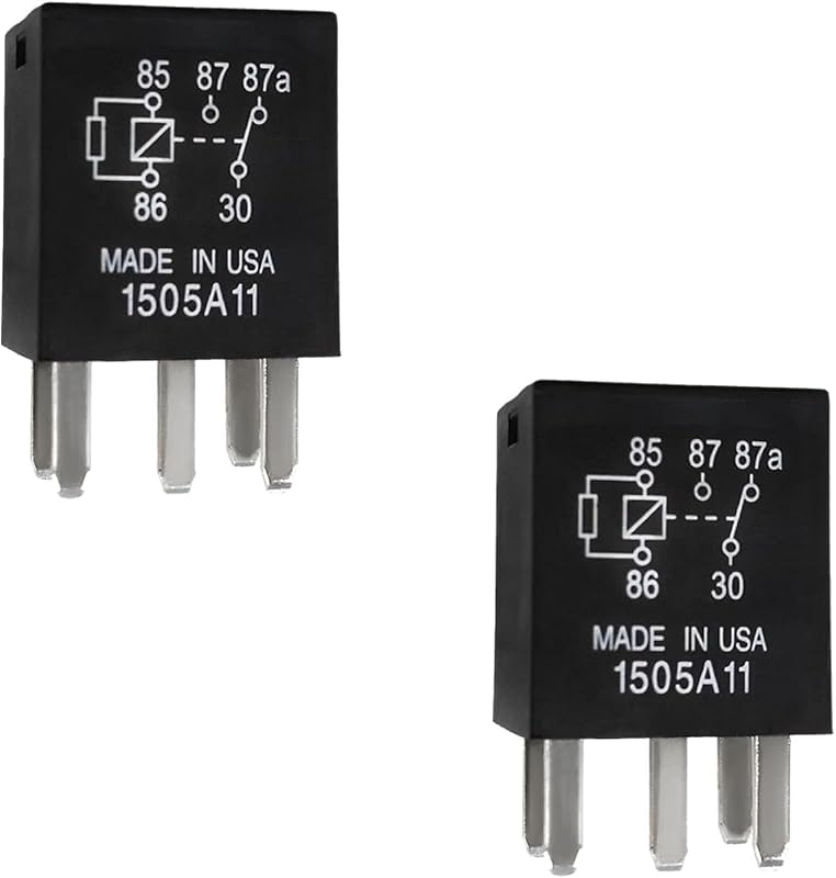 Relé automotivo de potência Wevdn 12 V, 5 pinos, 40 A G8V-RH-1C7T-R-DC12 – Kit com 2 unidades