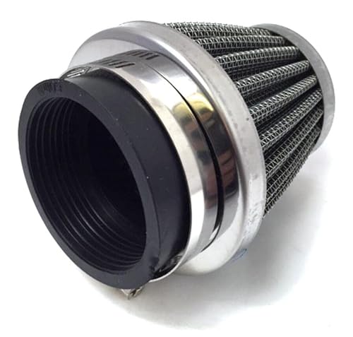 汎用バイク用エアフィルター ステンレス メッシュ製 バンド付き パワーフィルター エアクリーナー 35mm