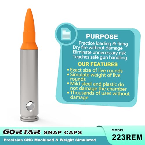 Image of Snap Caps Training Dummy Rounds Practice Safe Loading Firing Close to Real Weight