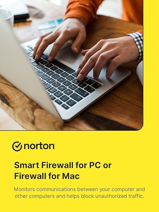 Image of Norton 360 Deluxe | 5 User 3 Year | Total Security for PC, Mac, Android or iOS | Also Includes Password Manager | 70GB PC Cloud Back Up | SafeCam for PC | Product Key | No CD