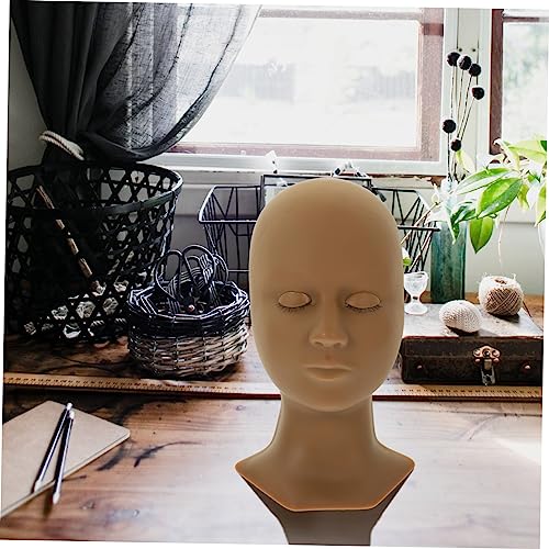 Mannequin silicone extensions de cils avec yeux remplaçables VICASKY