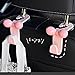 Quintathletic 2pcs Car Seat Hook Dopamine Car Accessories with Bow Car Decor Pink Car Organizer Cute Women Auto Gifts Vehicle Storage Gift for Sister's mom Teacher
