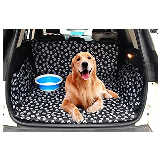 Pet Dog Trunk Cargo Liner - Oxford Car SUV Seat Cover - Waterproof Floor Mat for Dogs Cats - Washable Dog Accessories