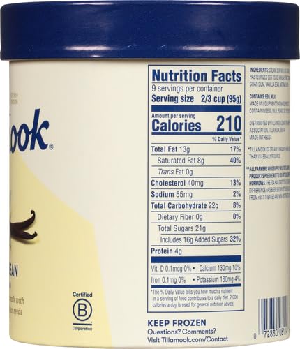 Tillamook 67114 Vanilla Bean Ice Cream thumb #11