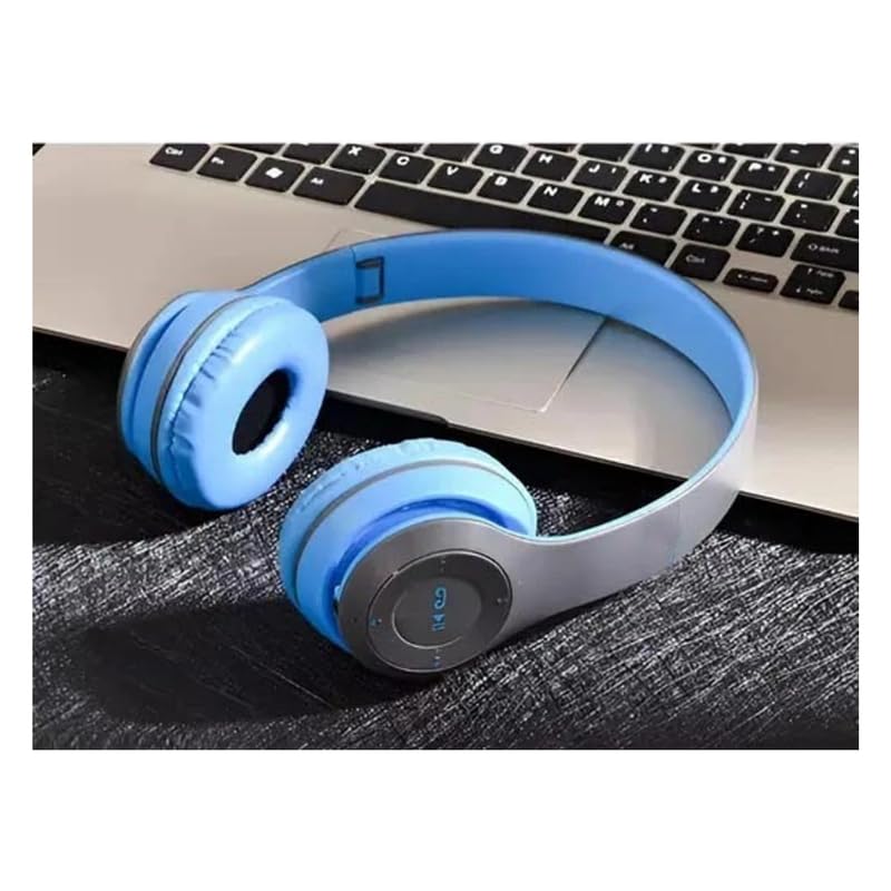 icall Latest P47 Wireless iC-07 Headphone with Mic & SD Card Slot Bluetooth Headset-image-33