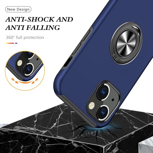Housse iPhone 13 résistante aux chocs avec anneau de maintien - 3