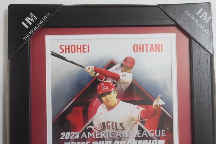 大谷翔平選手 2023 AL HR王獲得記念ダブルフォトミント 44号 Amazon.co