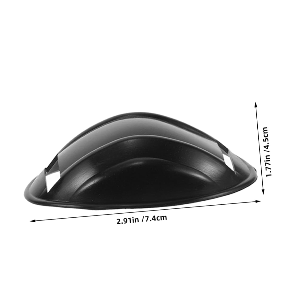 Zerodeko 10pcs Motorcycle Pad Bike Inner Padding Chin Protector Hard Hat Chin Pad Chin Guard Softball Chin Pad Protective Chin Pad Accessory Plastic Black