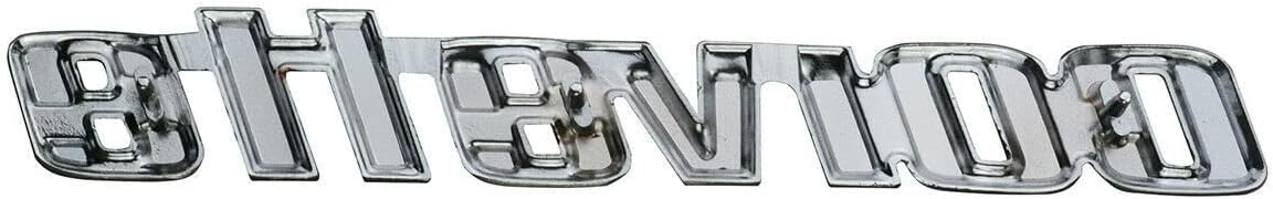 One Pc Corvette Rear Bumper Letter Emblems 3D Badges Late Replacement for 1976-1979 C3