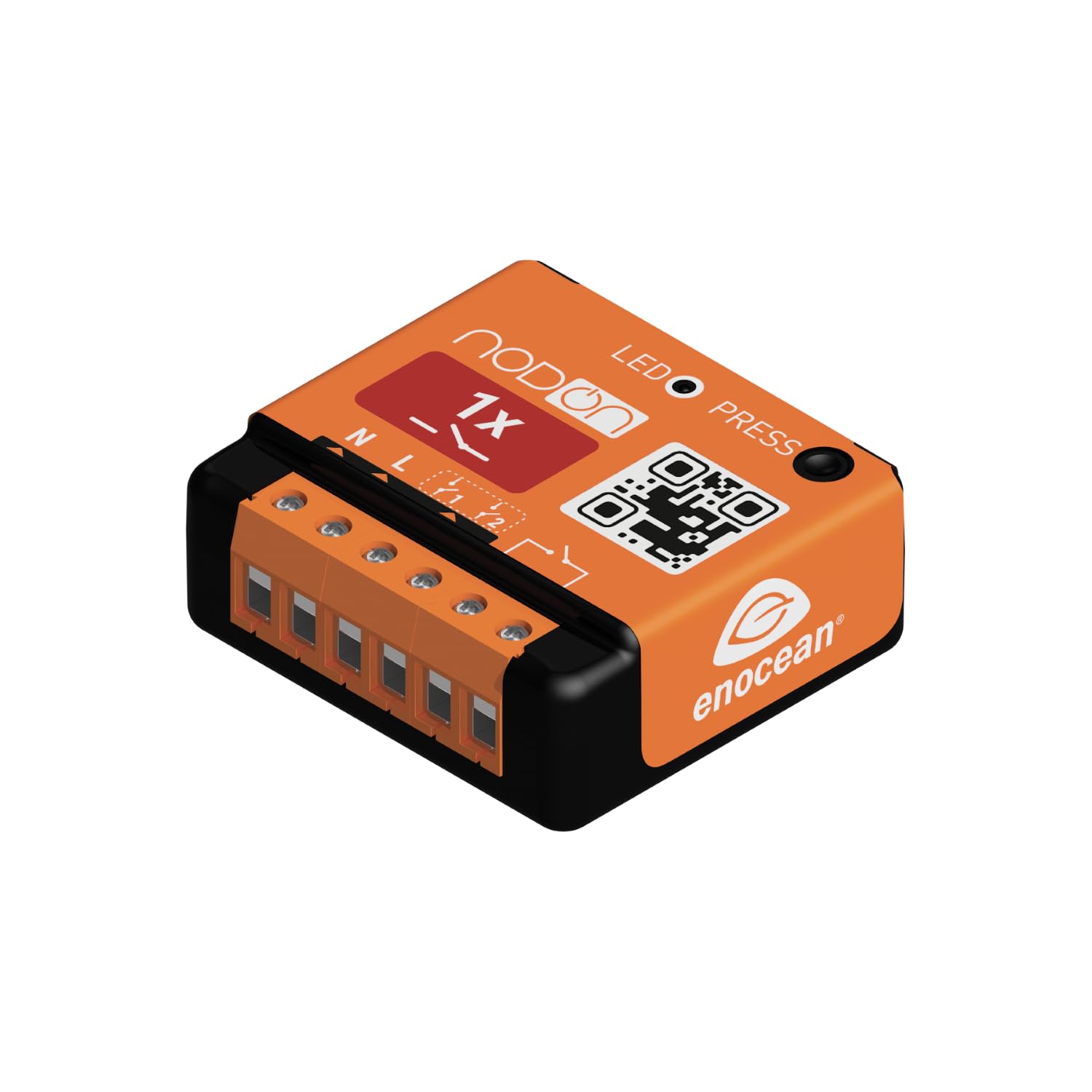 NodOn - EnOcean Module Multifonction pour Maison Connectée - 1 x 10A | 1 Canal Contact Sec - Contrôle Chaudière, Porte Garage, Chauffe-eau, Lumières - Compatible Jeedom, eedomus, MyUbiwizz