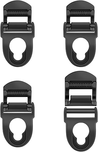 Kit de reparación de asiento de kayak, clips de asiento y ganchos. Adecuado para paquete de emociones de por vida (4 juegos en negro) disponible en Yaxa Peru