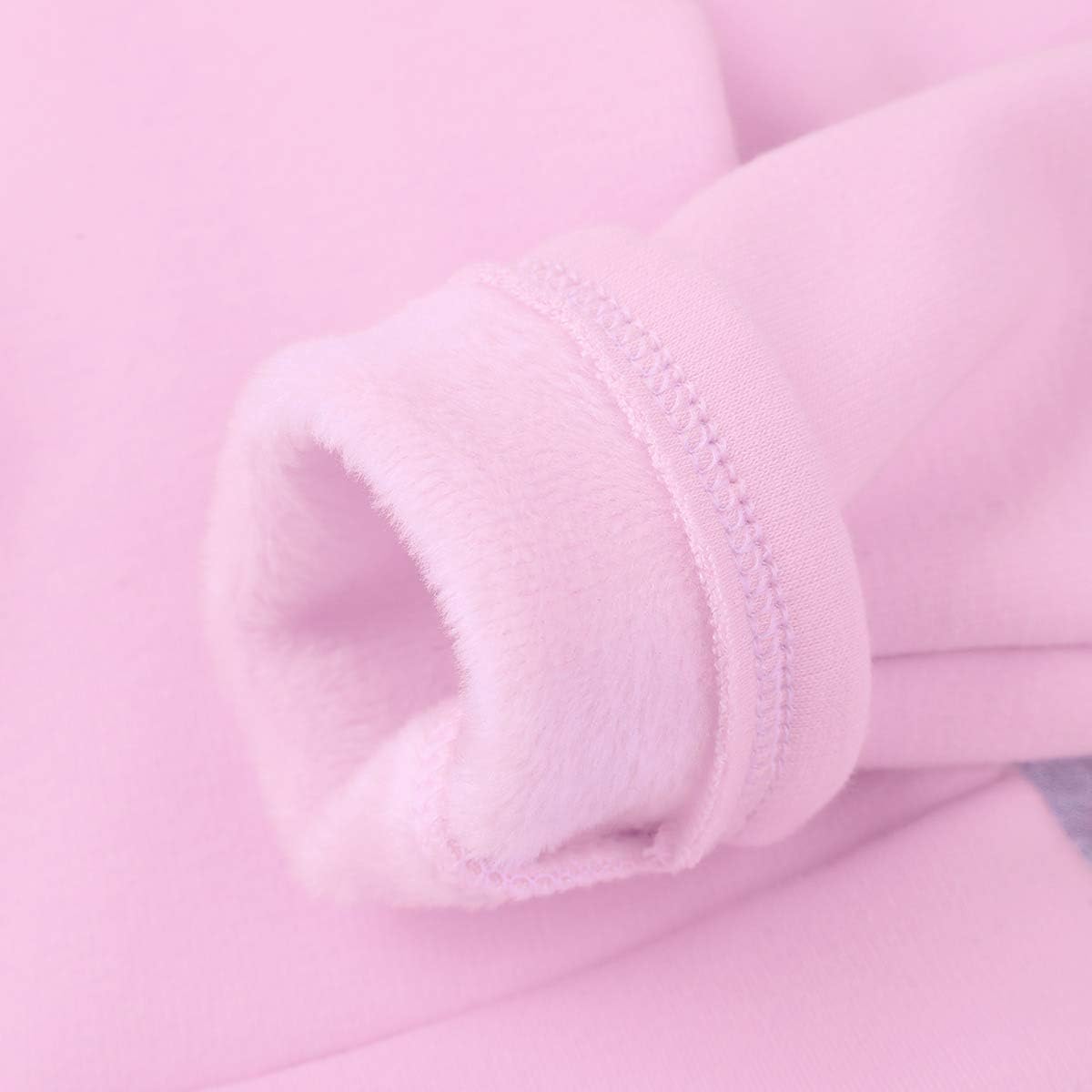 inlzdz Girl's Classic Thick Long Sleeve Front Twist Ballet Wrap Top Cotton Sweater Cardigan (5-6, Pink)