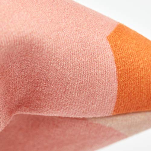Coussin de siège en linge de coton premium rouge carré 70x70cm