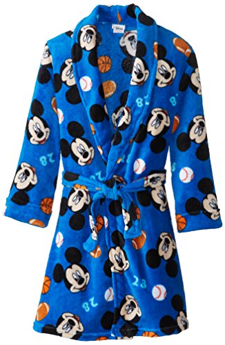 Disney Big Boys' Mickey Mouse Bathrobe in Sports Motif