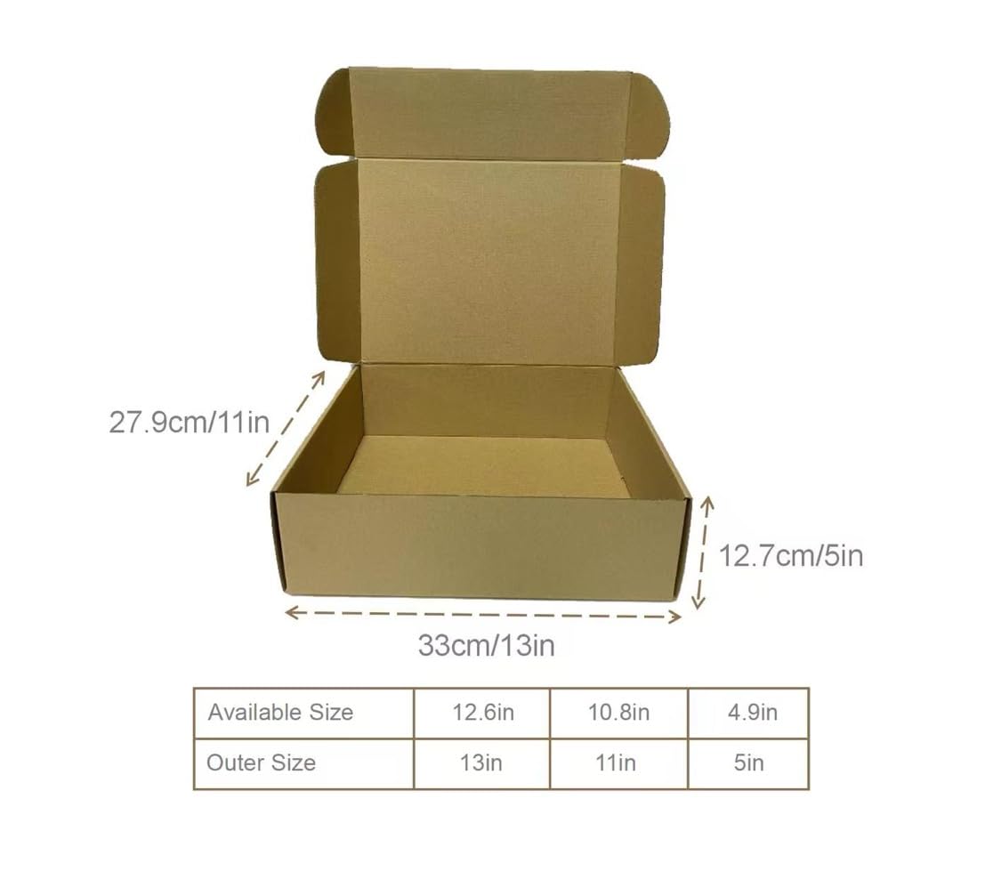PHAREGE 6x4x3 Shipping Boxes For Sall Business, 50 Pack Brown - View #10