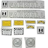 All States Farmall Cub Decal Set Circle Style Mylar fits International Cub