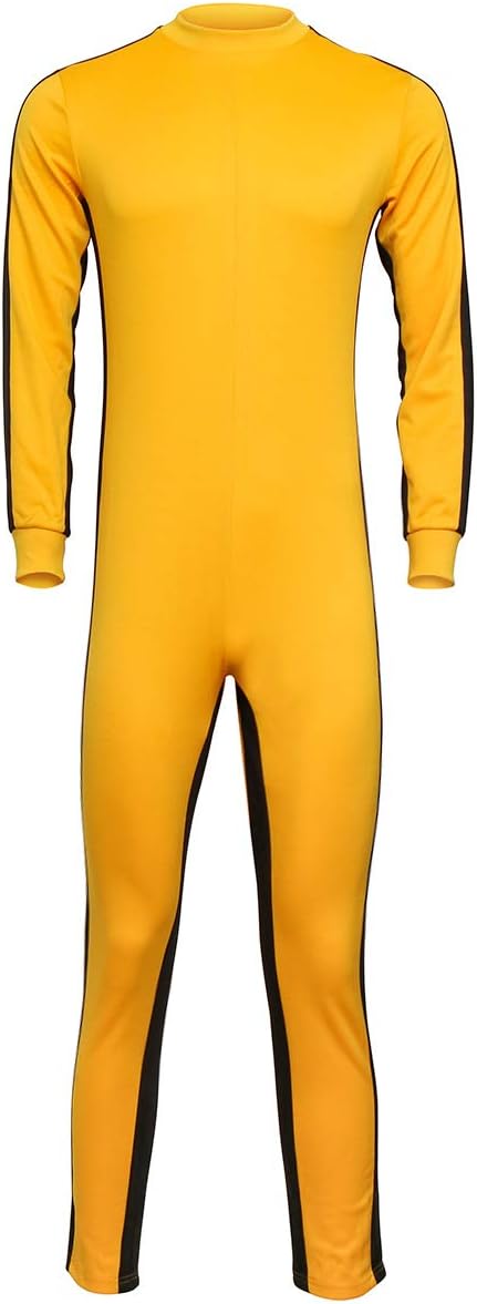 COSFLY Men’s Chinese Martial Arts Costume Jumpsuit Halloween Party Cosplay