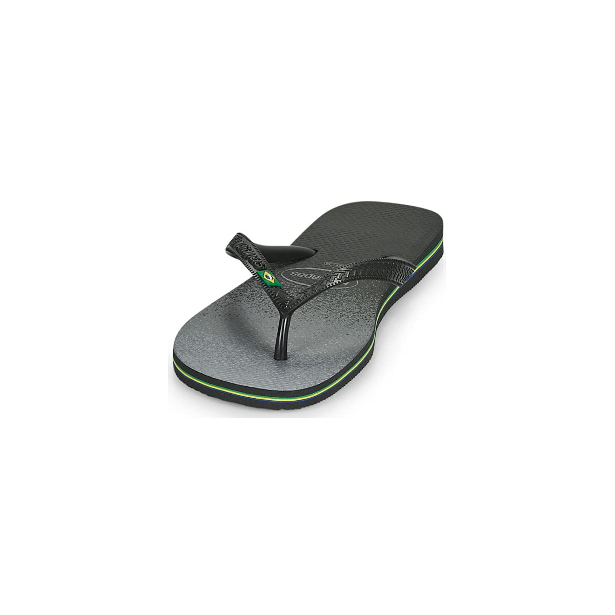 Havaianas - Brasil Logo, Chanclas Icónicas, Cómodas y Duraderas, Tiras con Bandera de Brasil y Suela Antideslizante con Franjas de Colores, Adultos Unisex