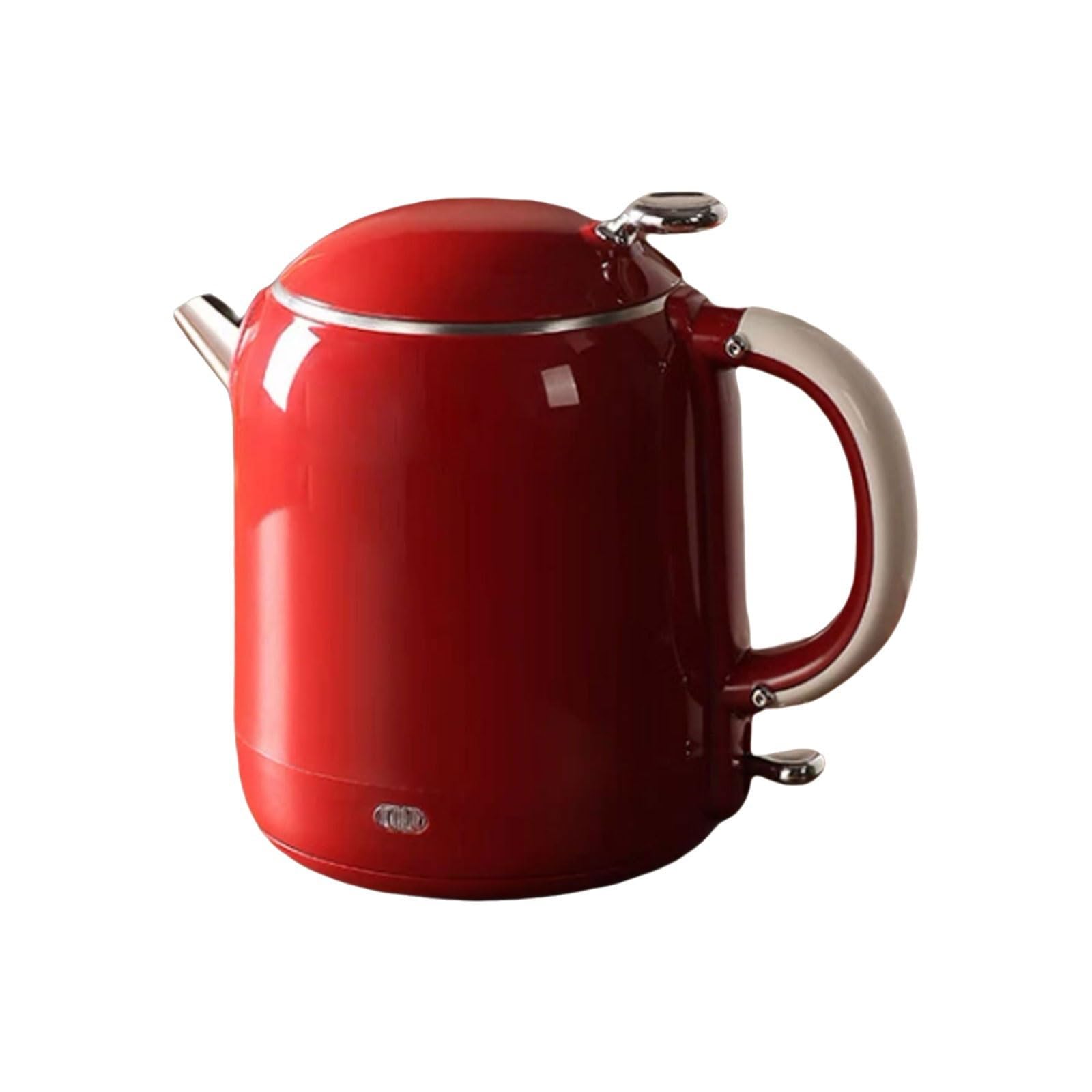 Bollitore elettrico in acciaio inossidabile for casa e dormitorio, leggero, multiuso, staccabile, facile da pulire(Rot)