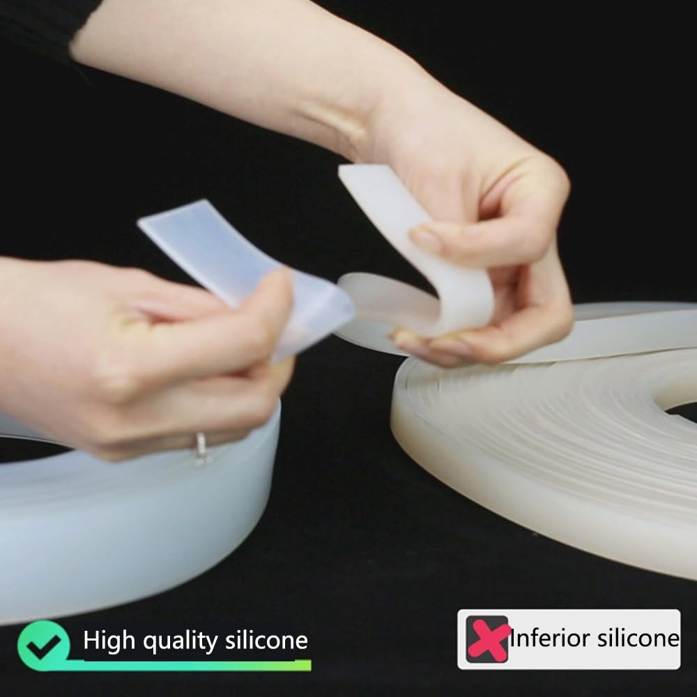 Striscia sigillante in silicone - Lunghezza 10 m, larghezza 10-120 mm, spessore 1-5 mm, riempitivo for fessure resistente al calore for porte, finestre e uso automobilistico(3mmx120mm)