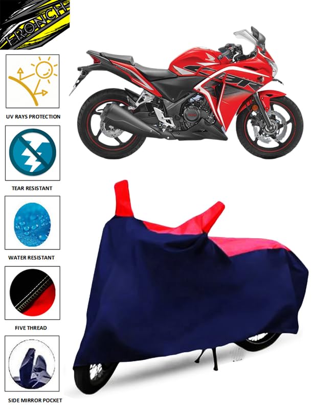 Image of FRONCH Waterproof Bike /SCOOTY Cover for Honda CBR 250R (CBR 250R Bike Cover /CBR 250R Bike Cover Waterproof /Honda CBR 250R Bike Cover)