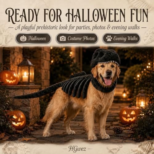 Pet Dinosaur Costume Soft Plush Dinosaur Skeleton Dog Halloween Costume — view 4