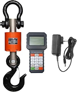 10T Wireless Electronic Digital Crane Scale Heavy Duty Industrial Hanging Scale with Handheld Meter 10000KG 22046LBS