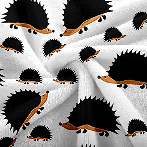 Couverture polaire hérisson en microfibre haute densité 3D
