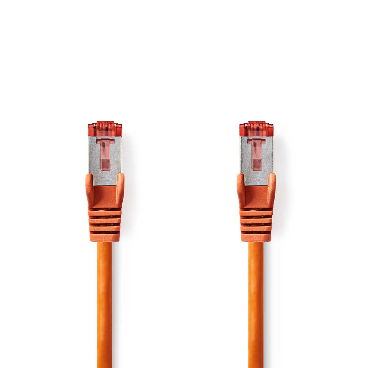 Nedis Network Cable CAT6 S/FTP, RJ45 Male - RJ45 Male, Orange, 0.15 m