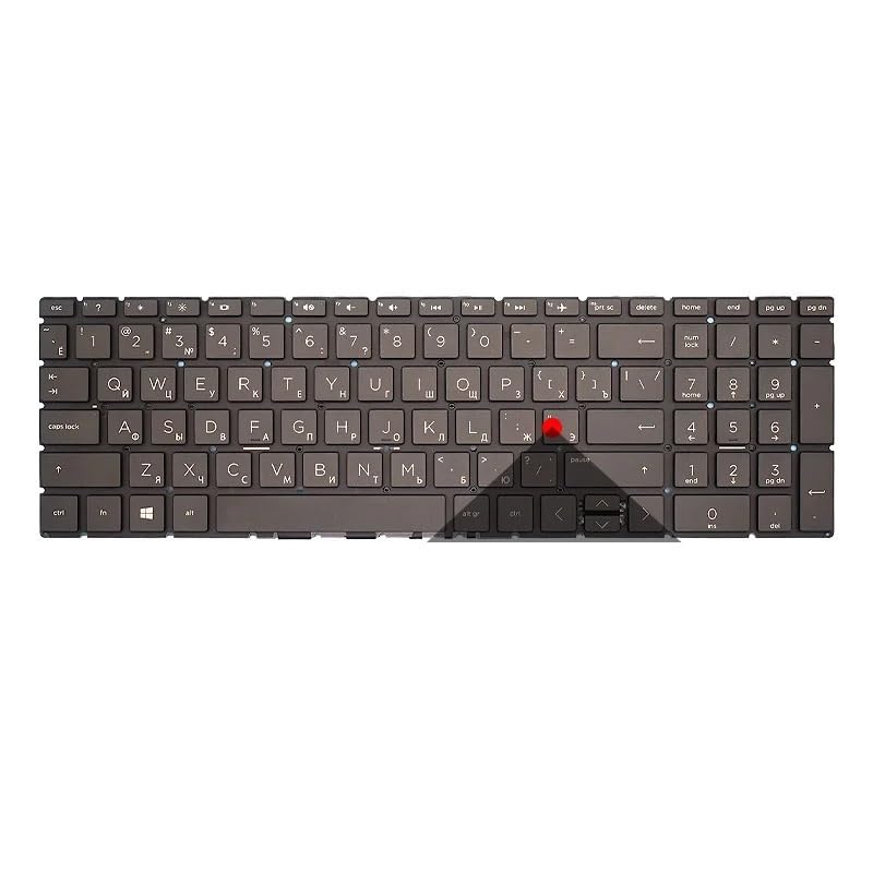 Teclado HP Pavilion 15-DA sin retroiluminación acabado negro RU