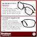 Breaksun Retro Rectangle Glasses for Women Men Small Square Blue Light Blocking Glasses Vintage Eyeglasses (Tortoise)